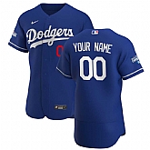 Los Angeles Dodgers Customized Nike Royal Alternate 2020 World Series Champions Player MLB Jersey,baseball caps,new era cap wholesale,wholesale hats